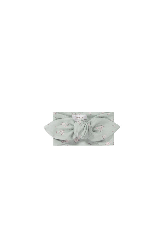Jamie Kay Organic Cotton Headband Lulu Blue