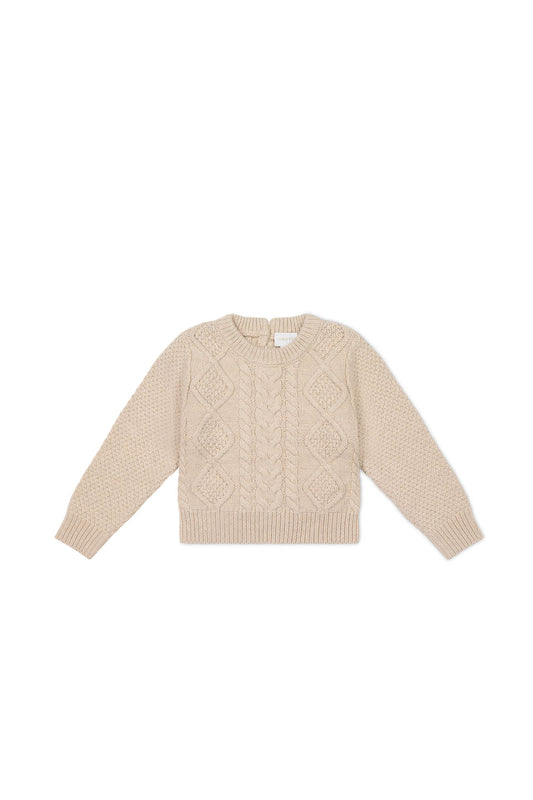 Jamie Kay Olsen Jumper Oatmeal Marle