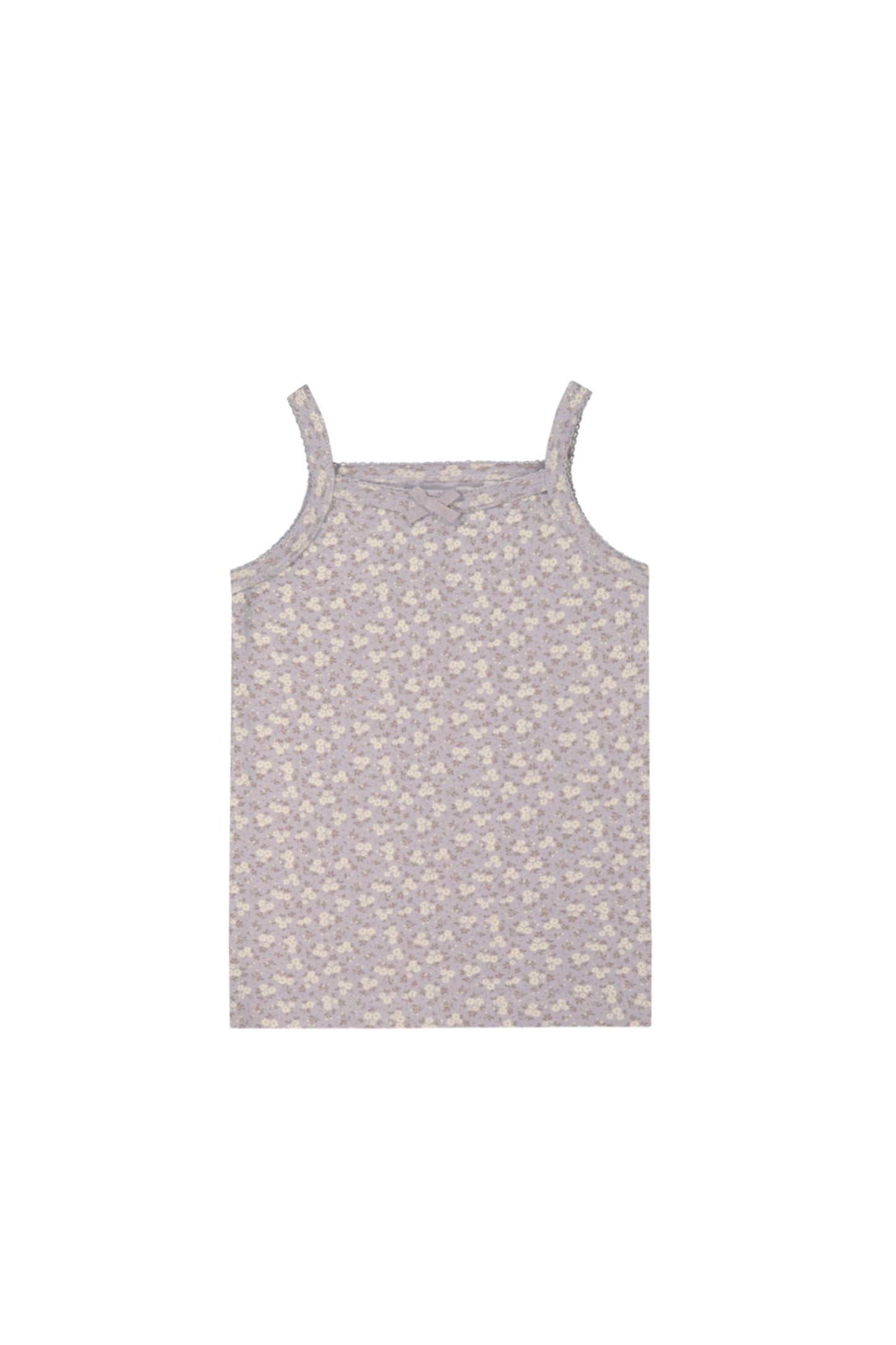 Jamie Kay Organic Cotton Singlet Rosalie Field Raindrop