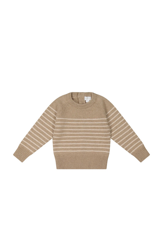 Jamie Kay Elias Jumper Elias Stripe Sable Marle