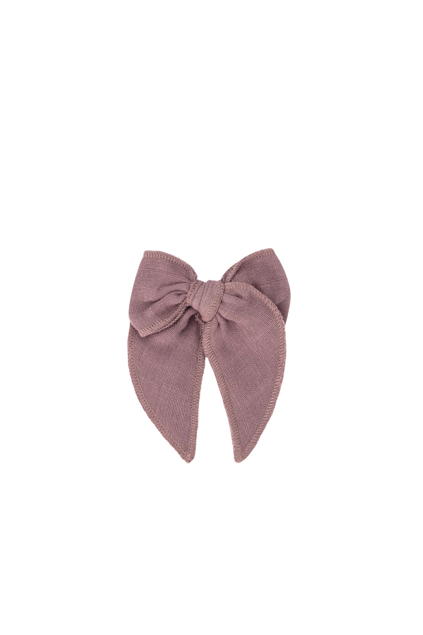 Jamie Kay Organic Cotton Muslin Bow Berry Tea