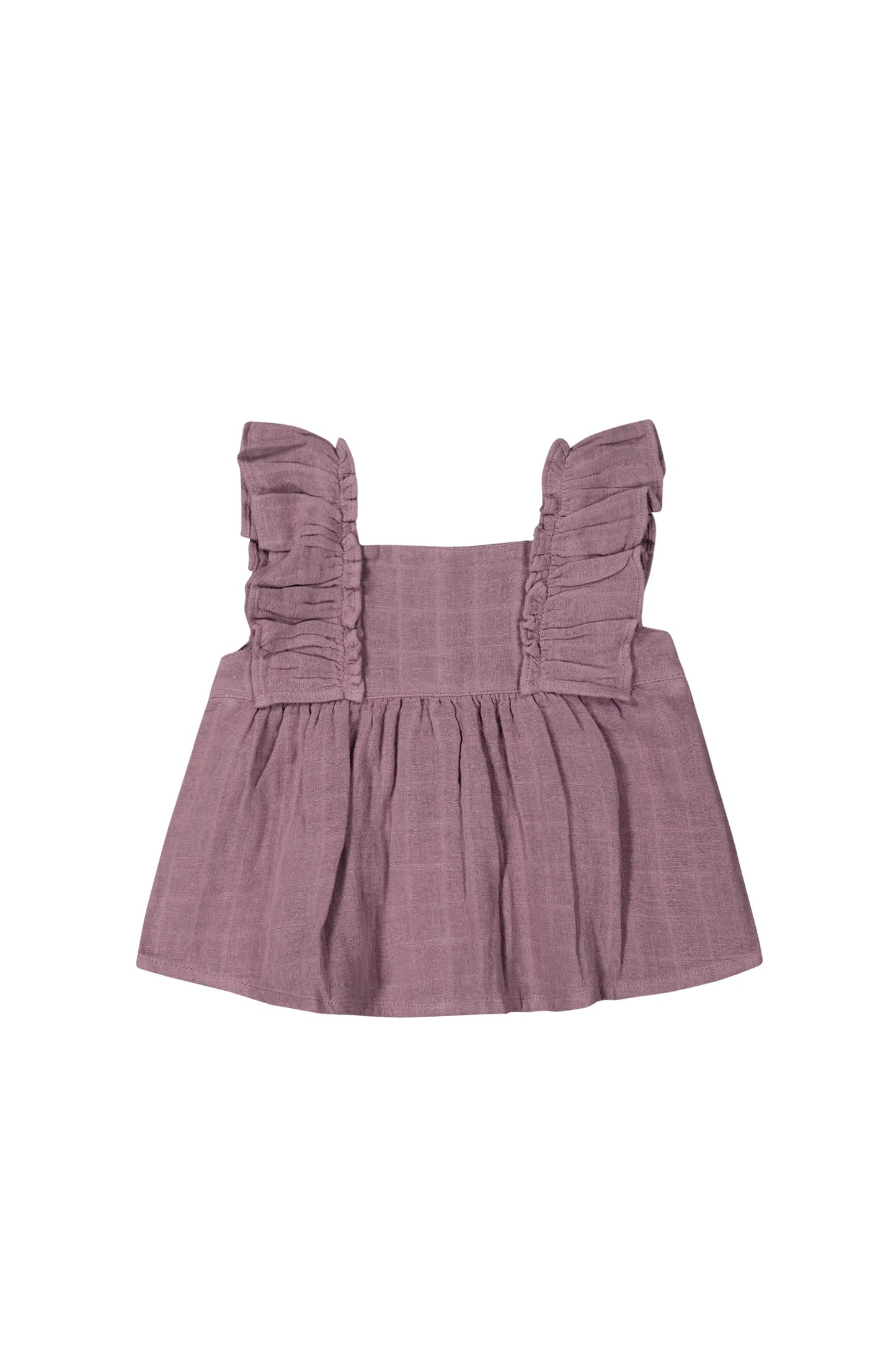 Jamie Kay Organic Cotton Muslin Sylvie Top Berry Tea