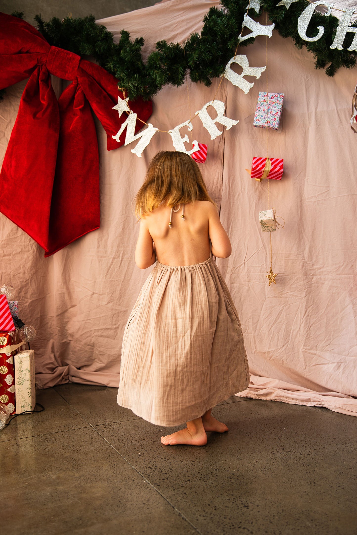 Bella and Lace Joy Dress Brandy Custard