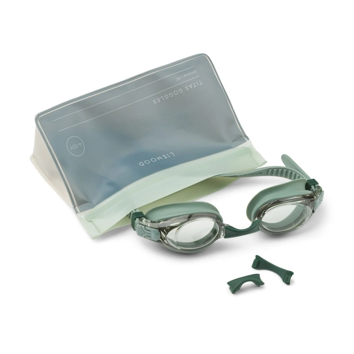 Liewood Titas Goggles Peppermint Garden Green