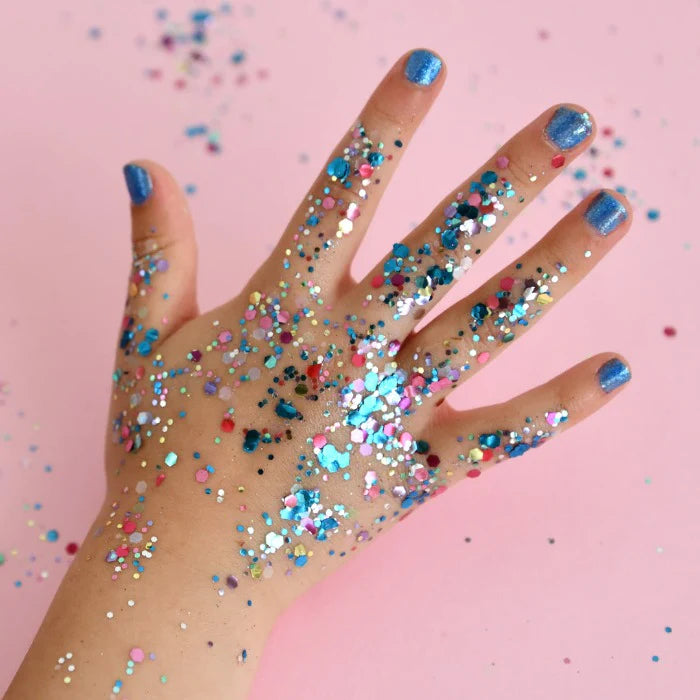 No Nasties Water Based Kids Peel-Able Nail Polish Mermaid Blue