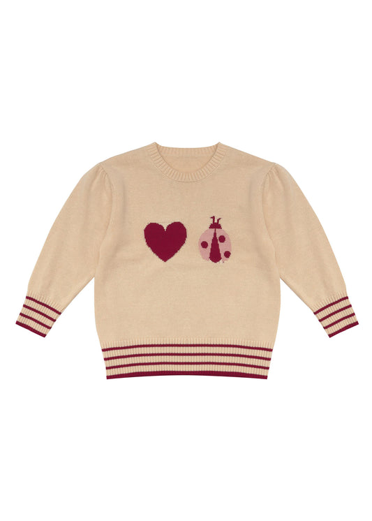 Pearson & Pearson Little Lady Bug Jumper Sandstone