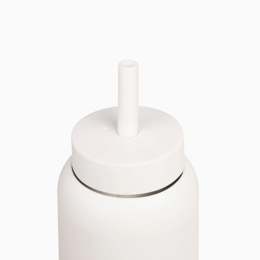 Bink Mini Lounge Straw and Cap White