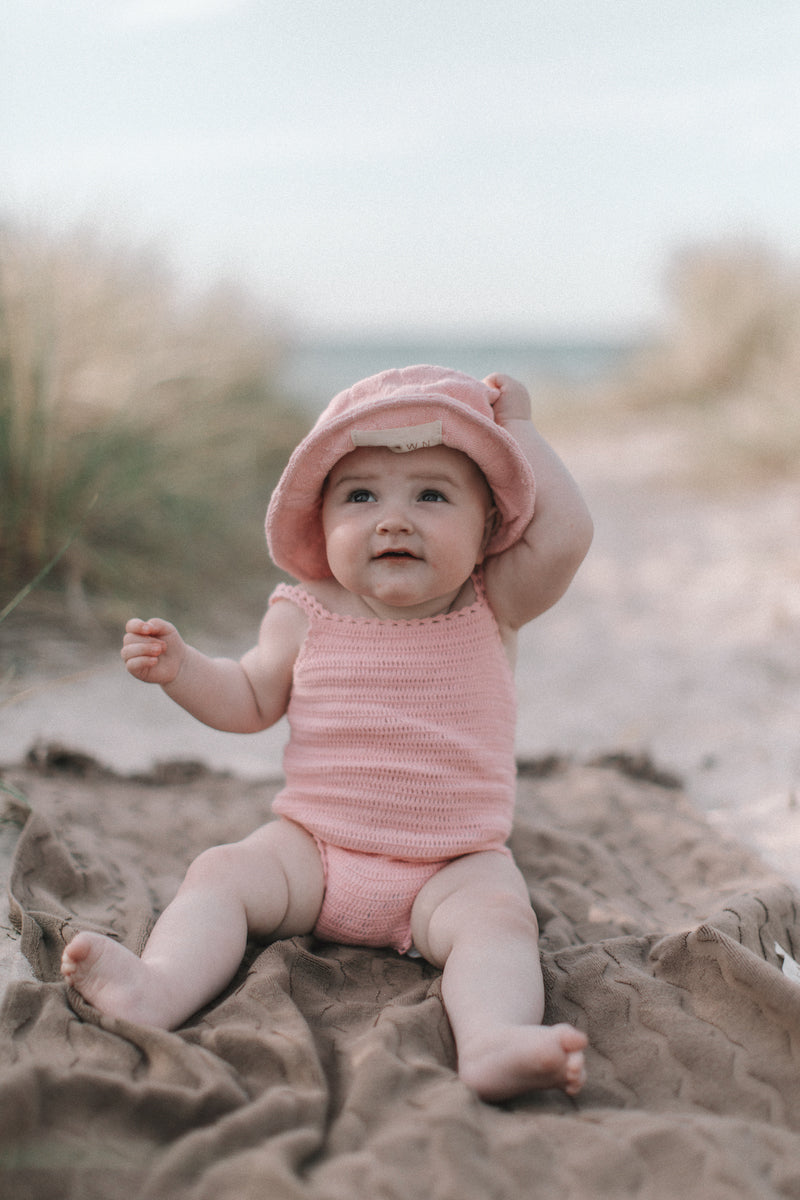 Grown Hand Crochet Bodysuit Blossom
