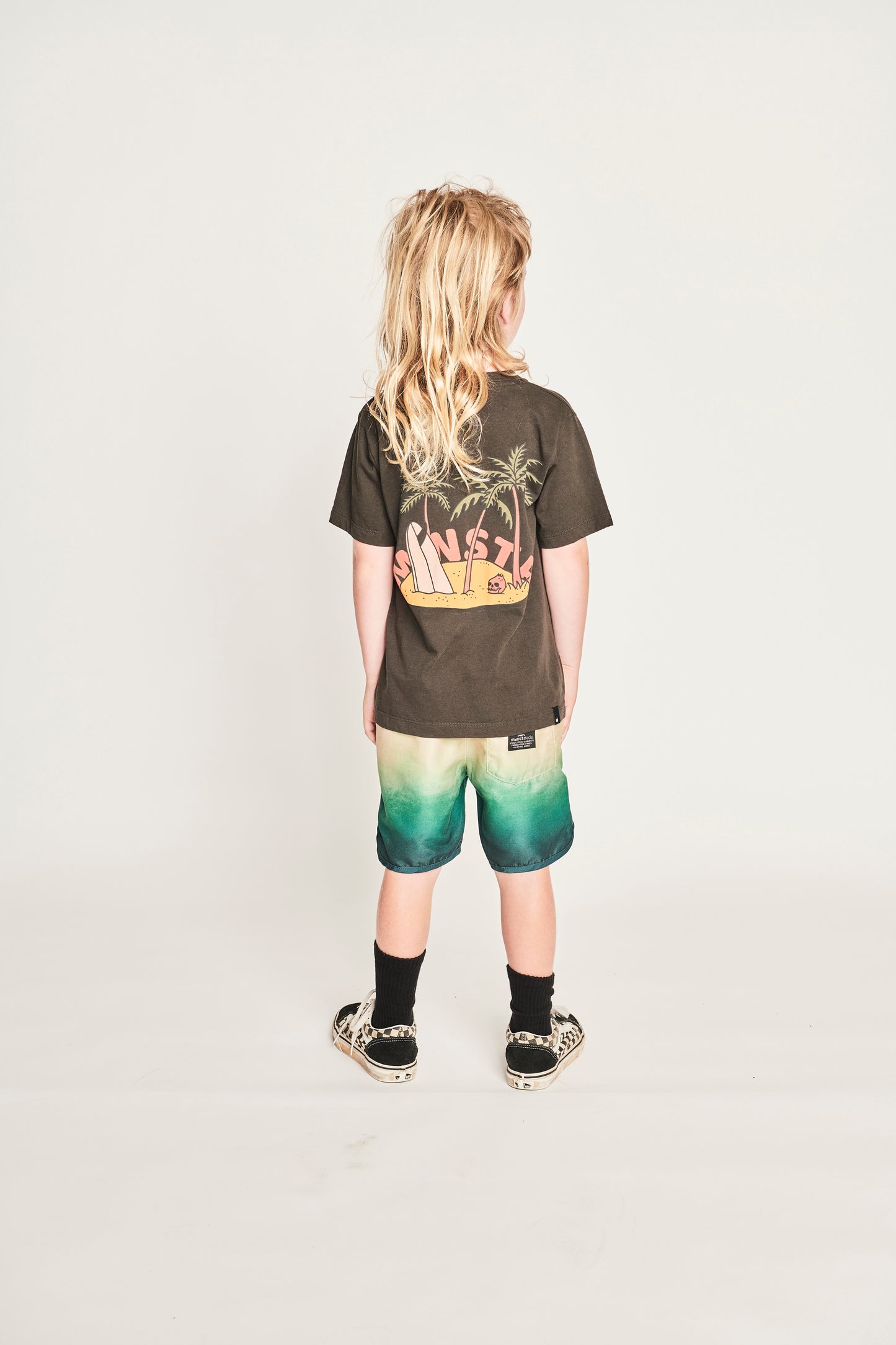 Munster Kids Munisland Shortsleeve Tee Soft Black