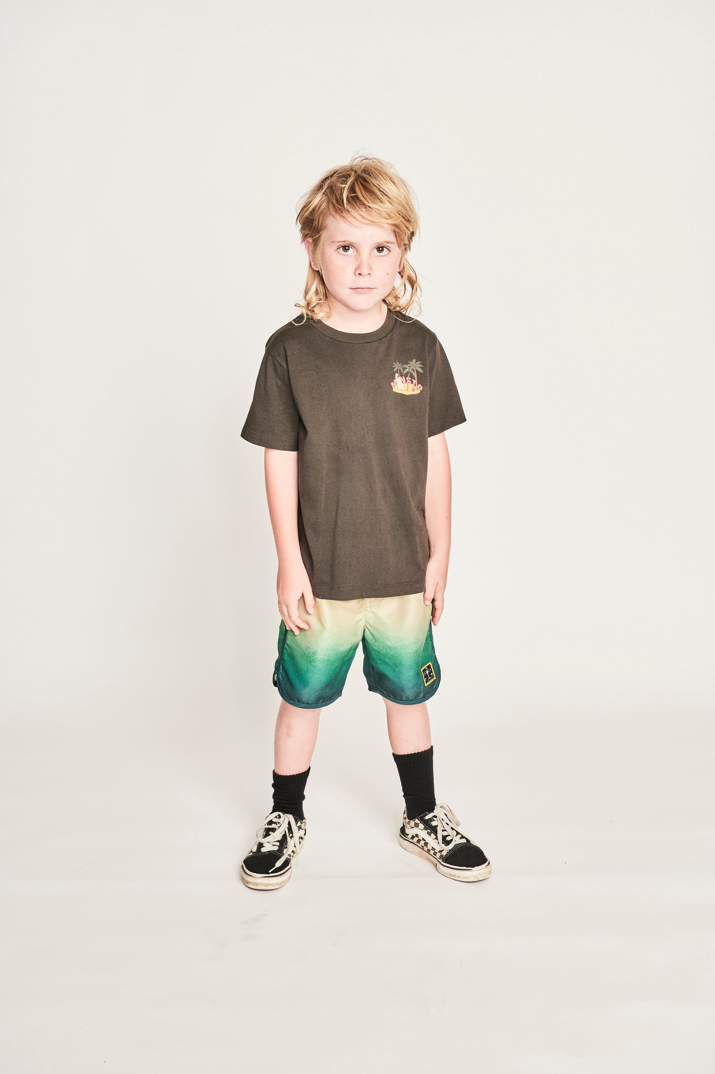 Munster Kids Munisland Shortsleeve Tee Soft Black
