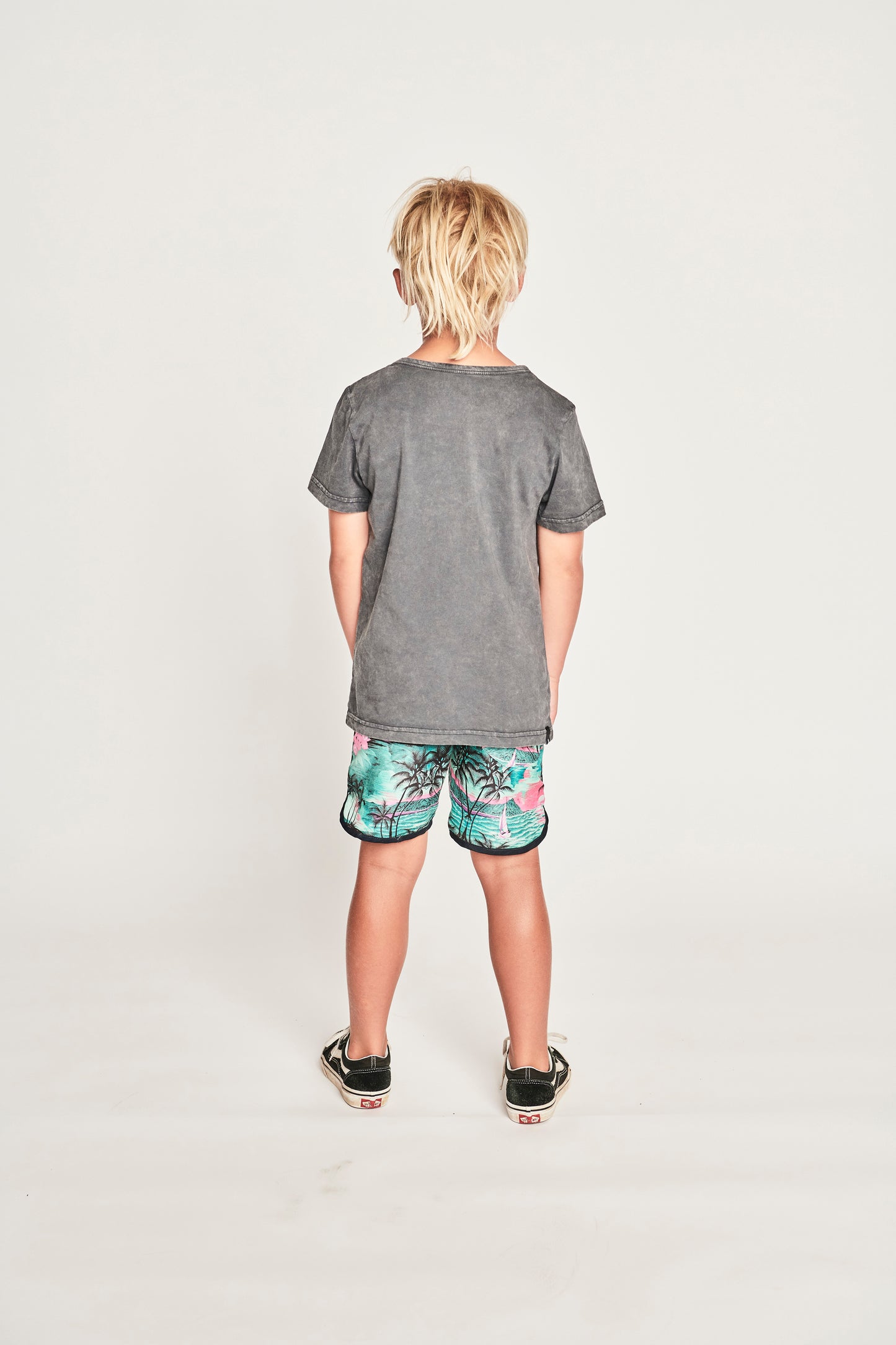 Munster Kids Dropin Shortsleeve Tee Mineral Black