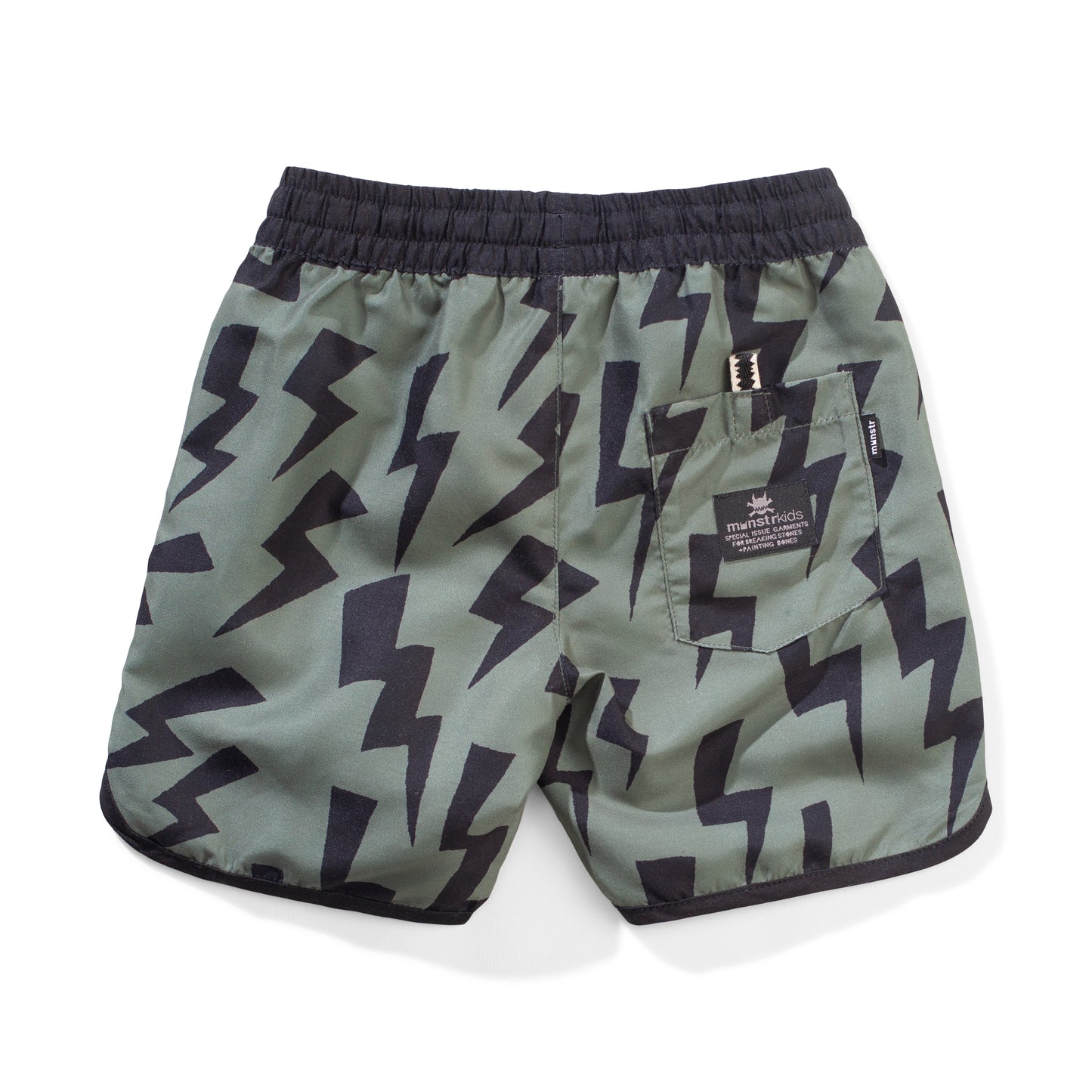 Munster Kids Zapper Boardshort Olivine