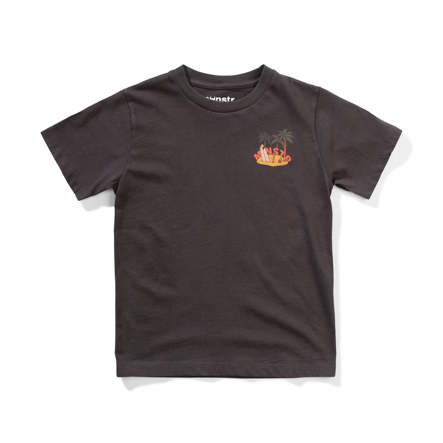 Munster Kids Munisland Shortsleeve Tee Soft Black