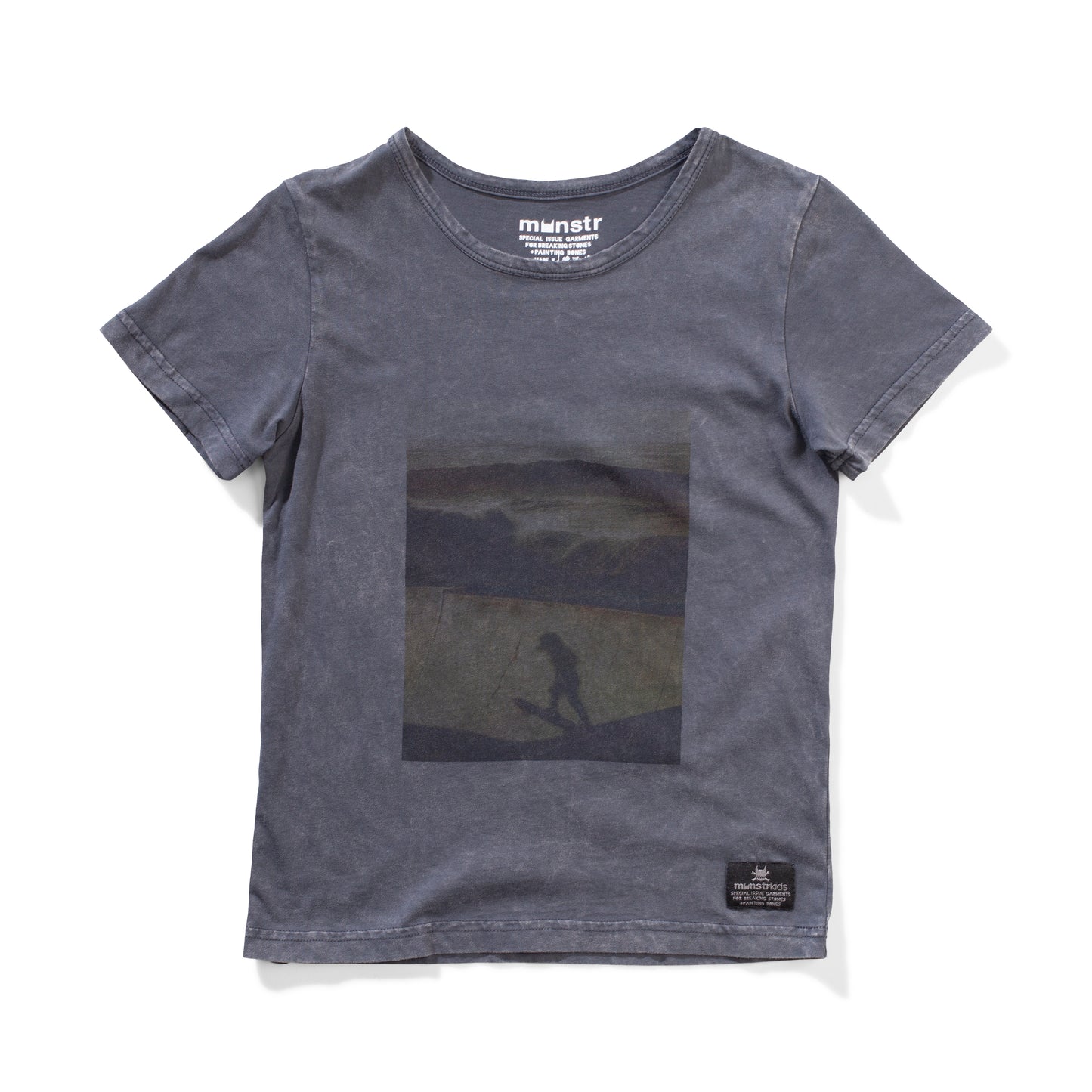 Munster Kids Dropin Shortsleeve Tee Mineral Black