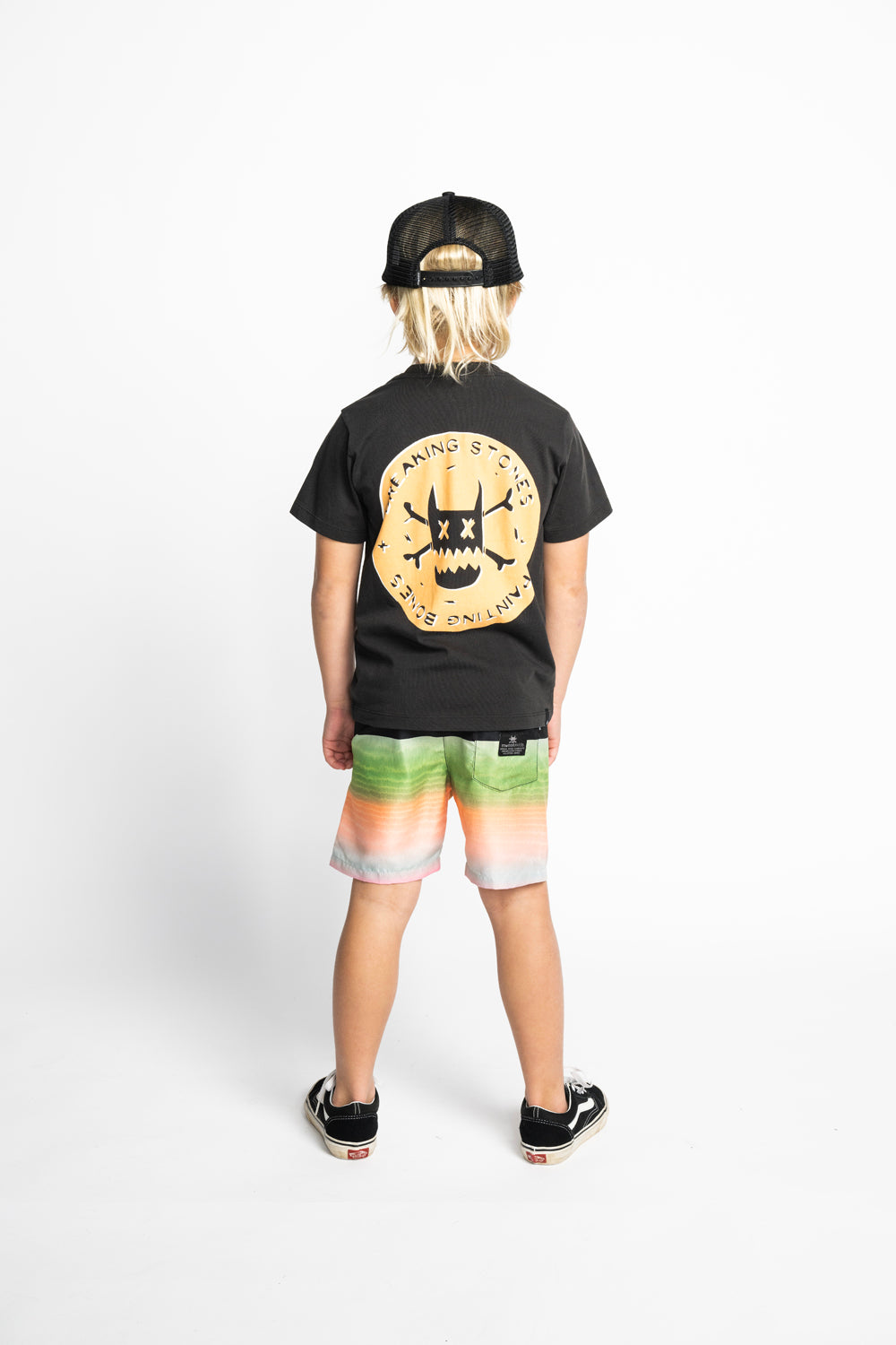 Munster Kids Stones Short Sleeve Tee Soft Black