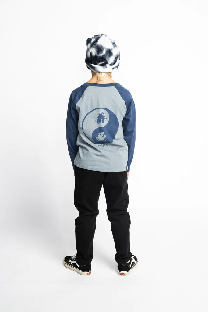 Munster Kids Deepshallow Long Sleeve Tee Mid Blue DK Denim