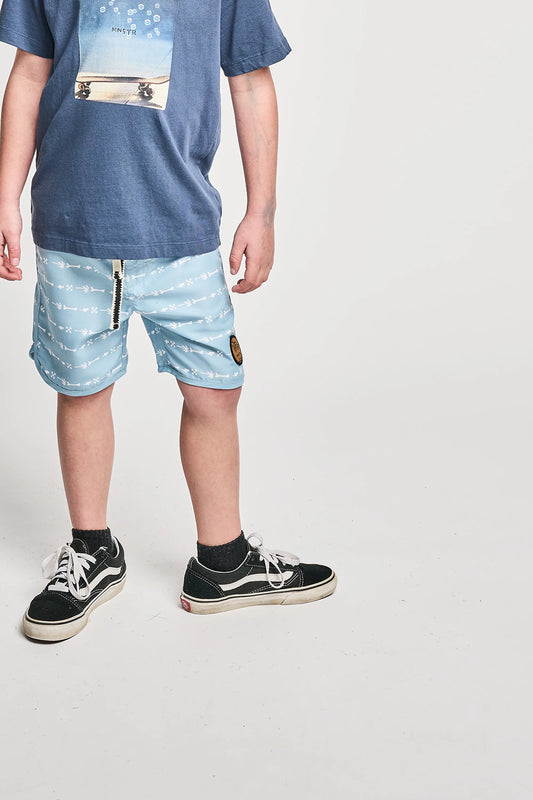 Munster Kids Bonebeats Boardshorts Skey Blue