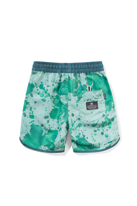 Munster Kids Warble Board Short Ocean Green