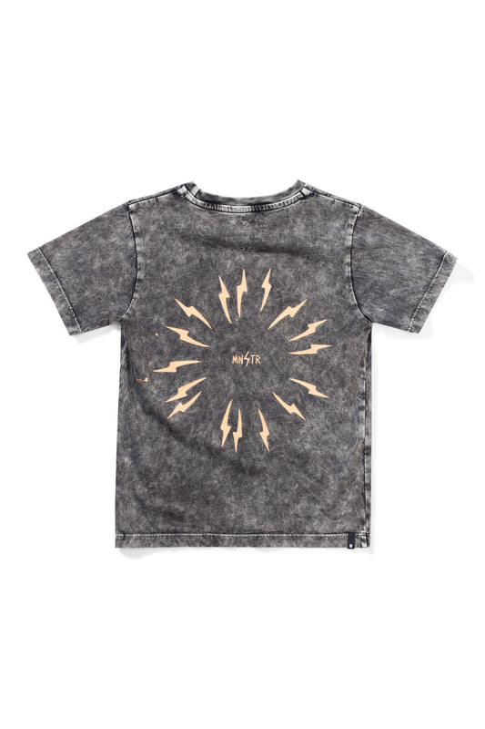 Munster Kids Electric Tee Mineral Black