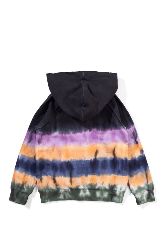 Munster Kids Half Dip Hoody Black Tye Dye