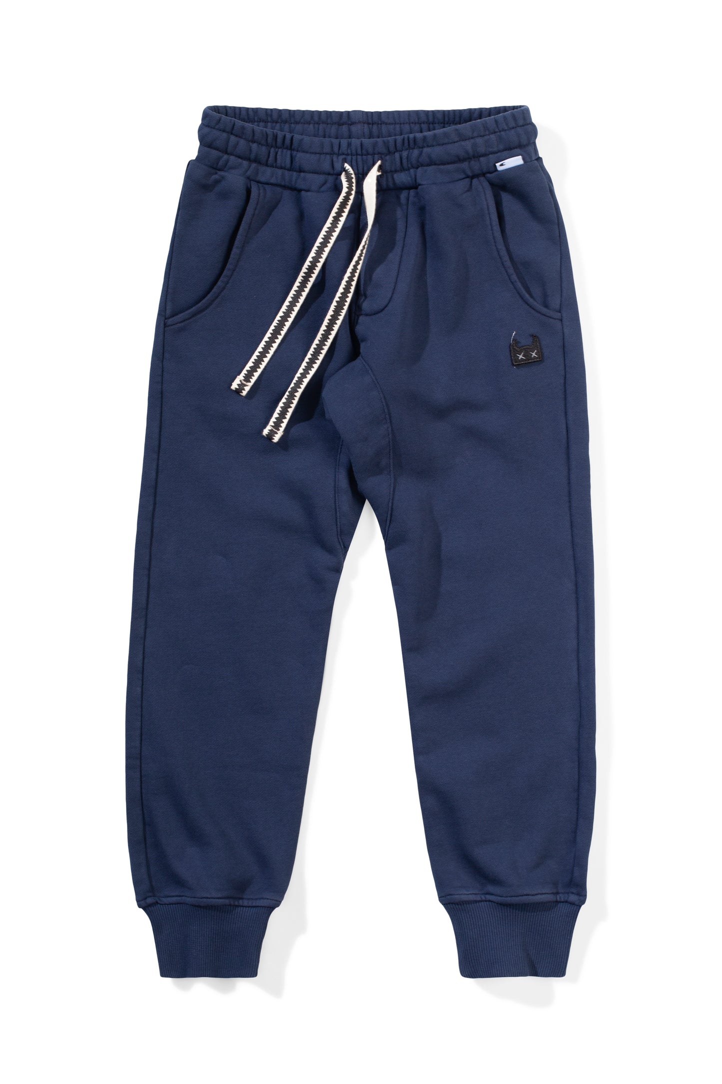 Munster Kids Poplin Patch Pant Wash DK Denim