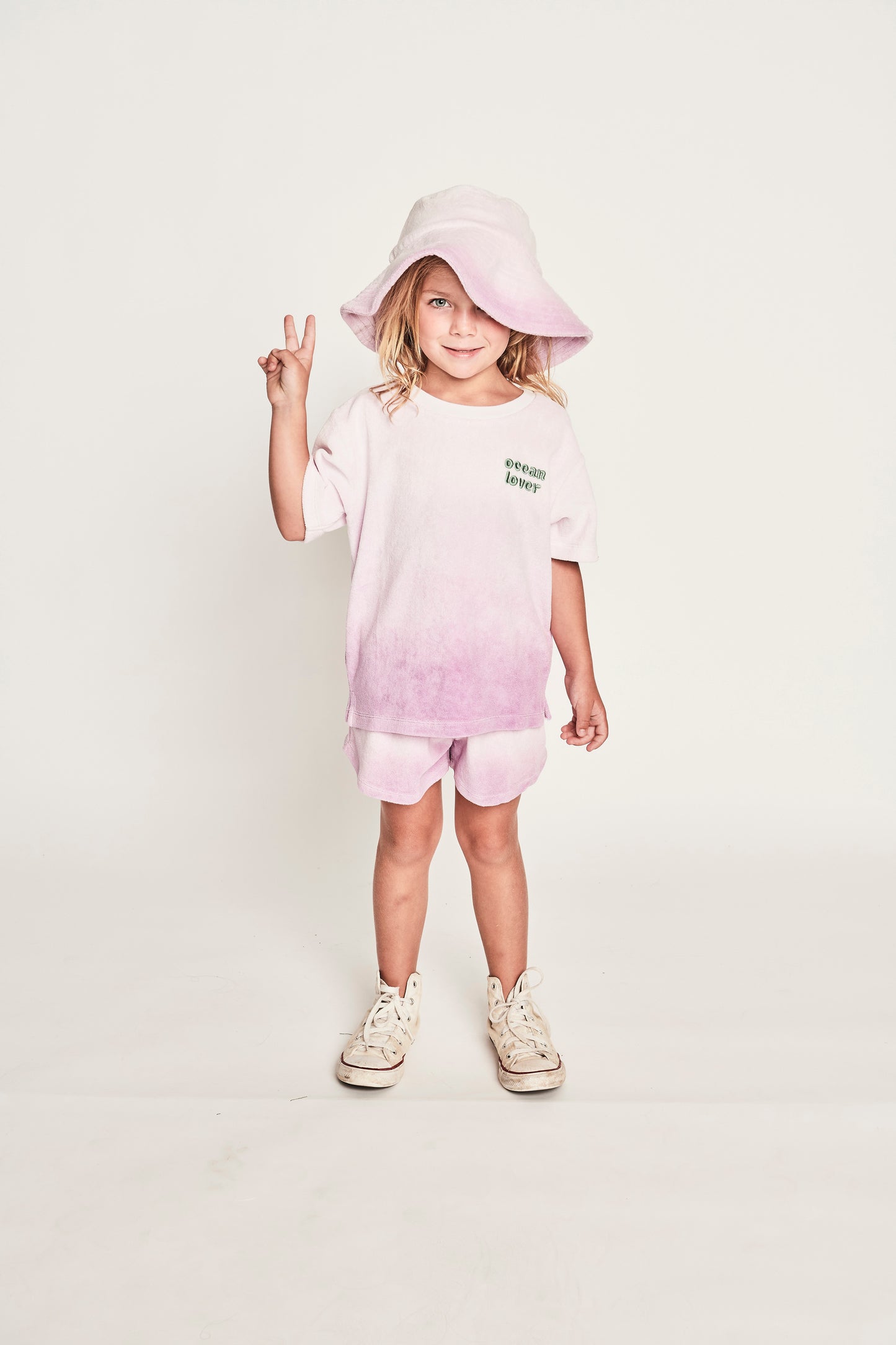 Missie Munster Blossom Tee Lilac Dip Dye