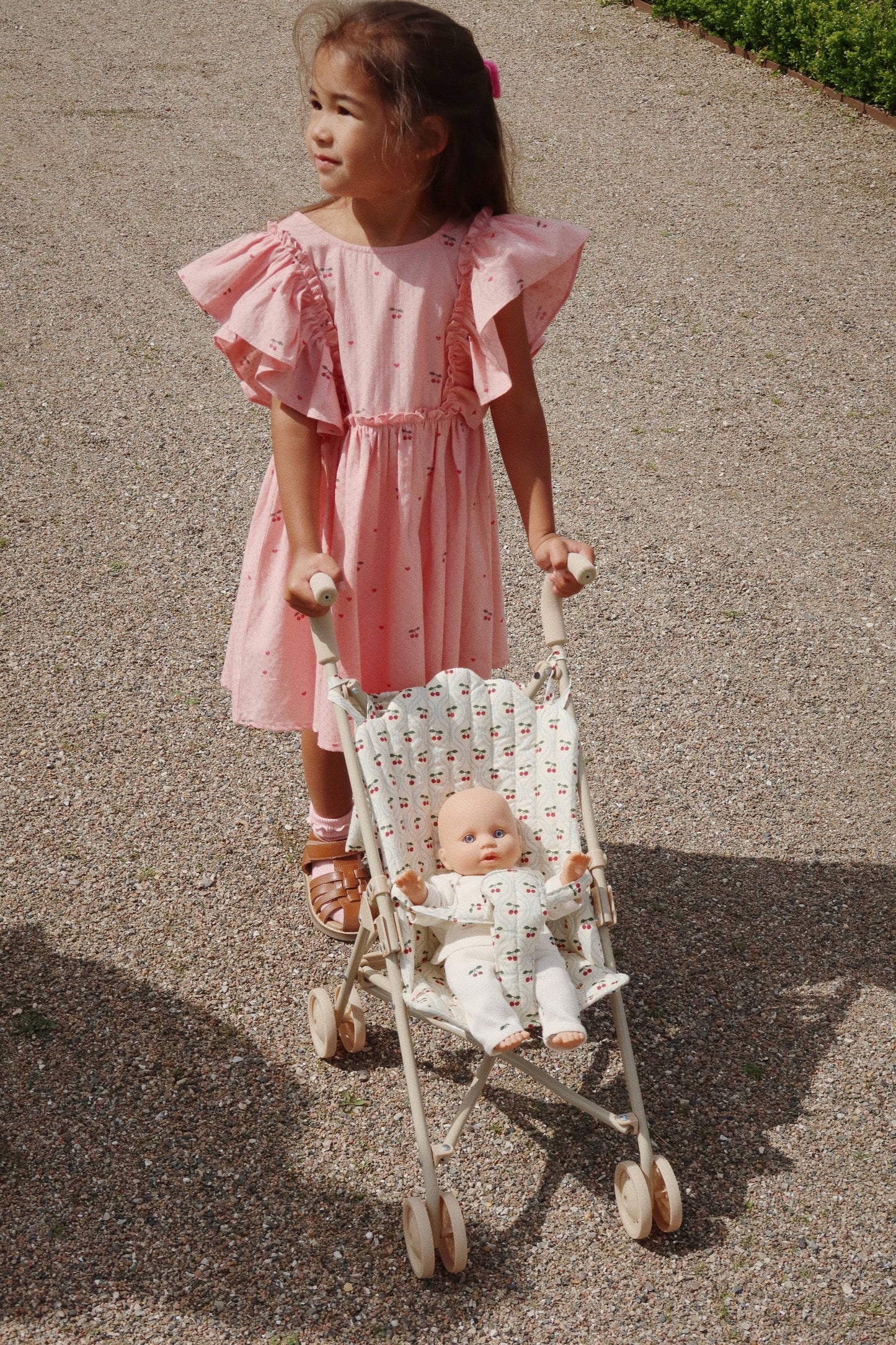 Konges Sløjd Doll Stroller Cherry Motif
