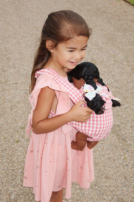 Konges Sløjd Doll Carrier Bubblegum Check