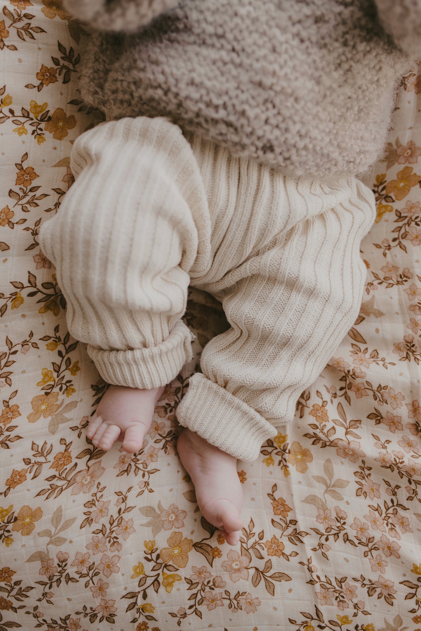 Fox & Fallow Organic Muslin Wrap Swaddle Sweet Pea