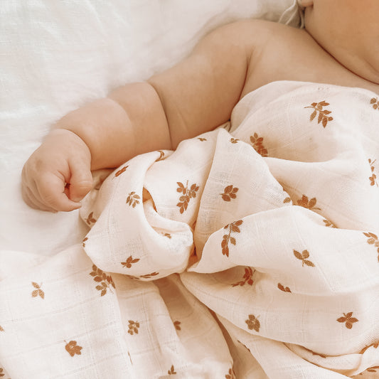 Fox & Fallow Organic Muslin Wrap Swaddle Birch