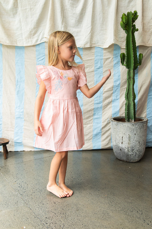 Pearson & Pearson Madelyn Dress Pink Coral