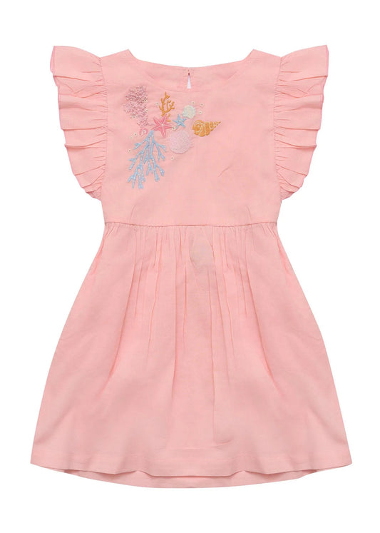 Pearson & Pearson Madelyn Dress Pink Coral