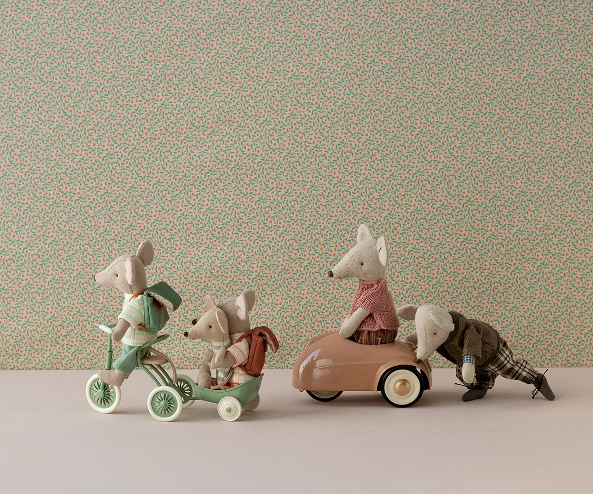 Maileg Abri a Tricycle Mouse Green