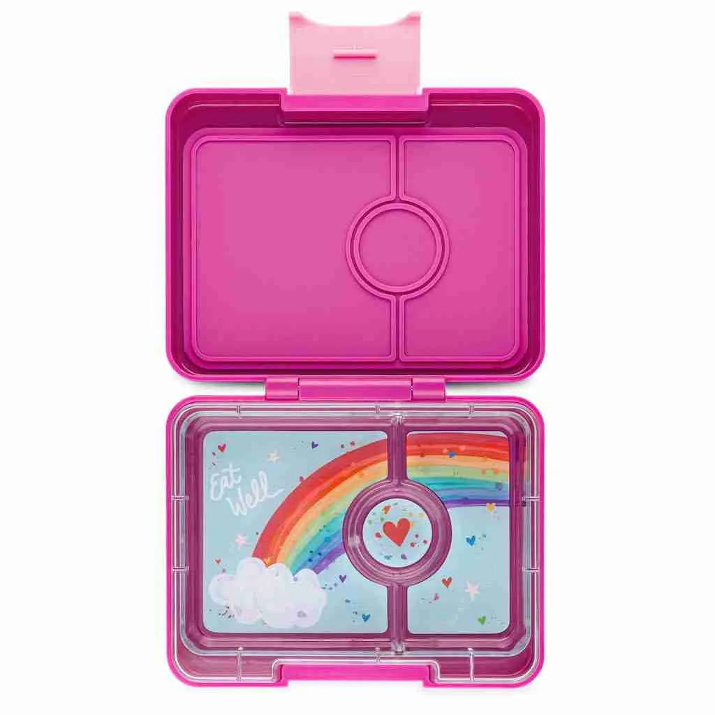 Yumbox Snack Box Malibu Purple Rainbow