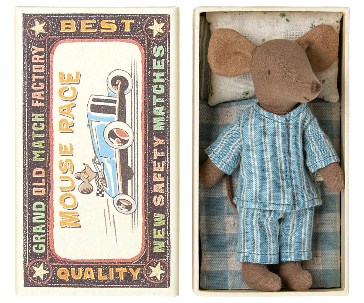 Maileg Mouse Big Brother Brown in Box