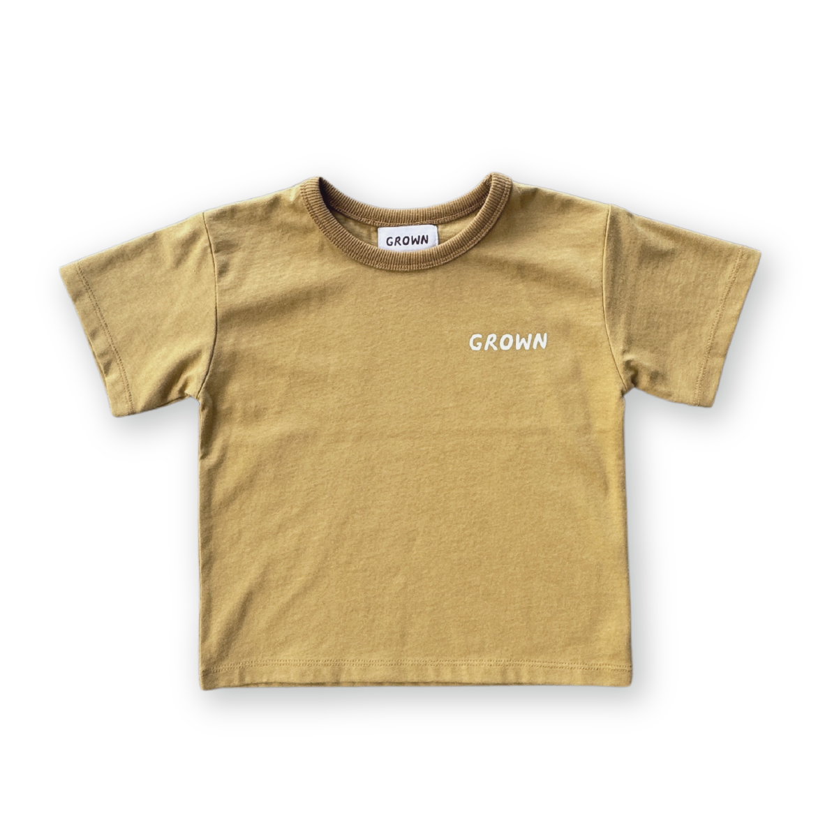 Grown Organic Sunshine Tee Mustard