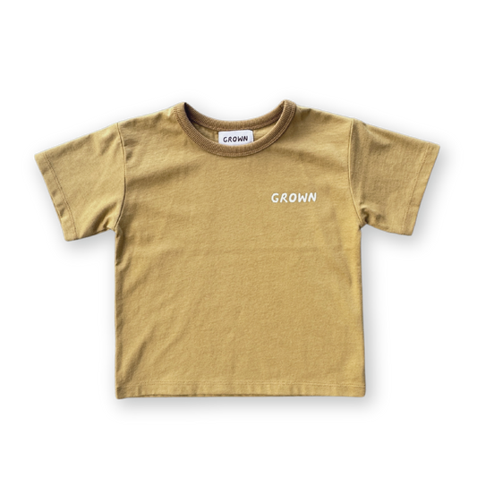 Grown Organic Sunshine Tee Mustard