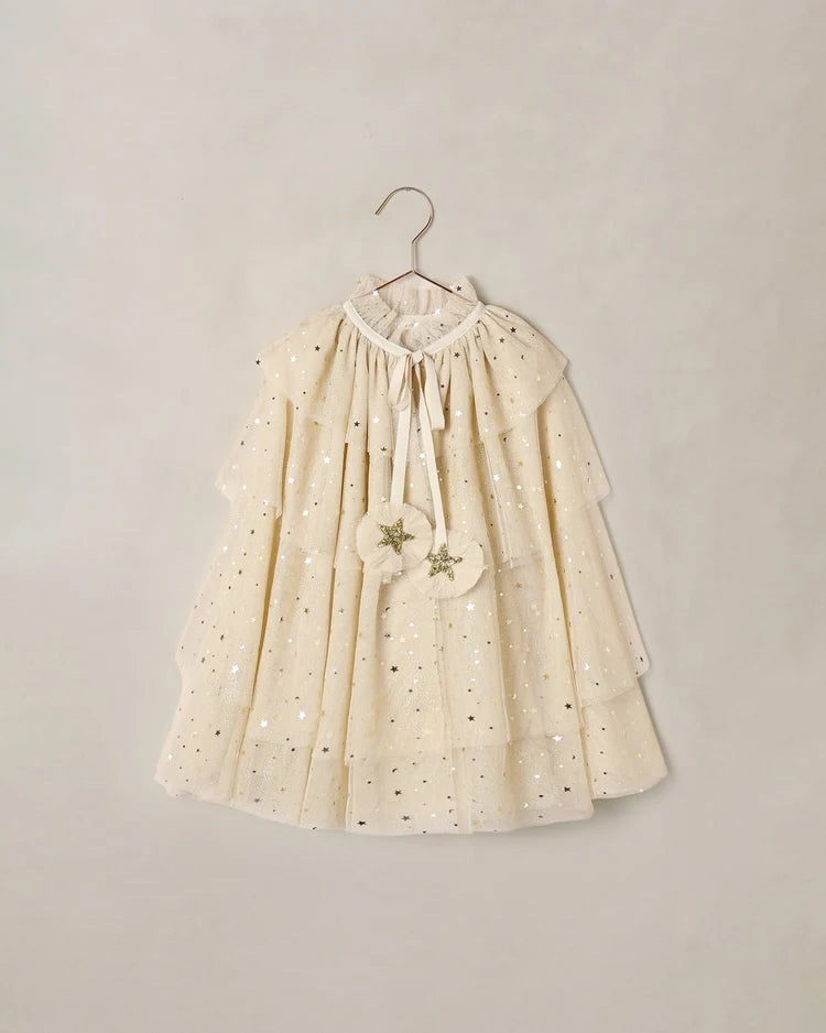 Noralee Tulle Cape Champagne Star