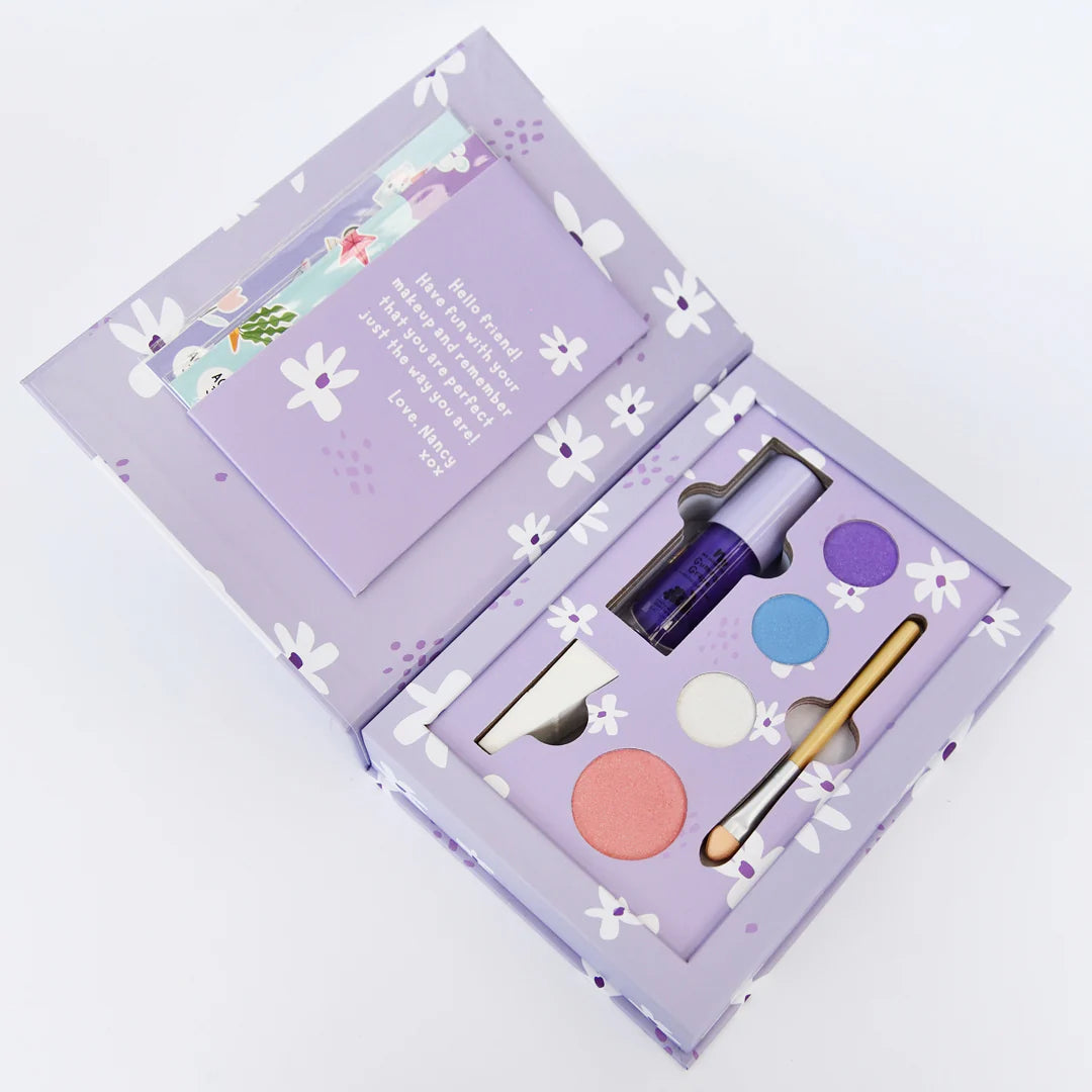 No Nasties Nancy Natural Deluxe Pretty Play Kids Makeup Box Purple