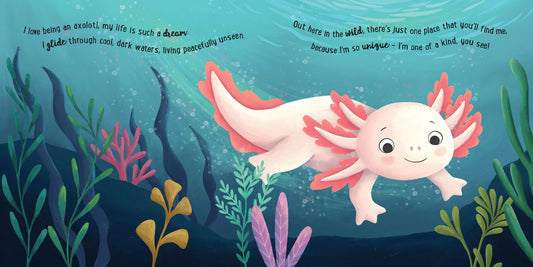Book Story Time Padded Board Book - I Love Being an Axolotl