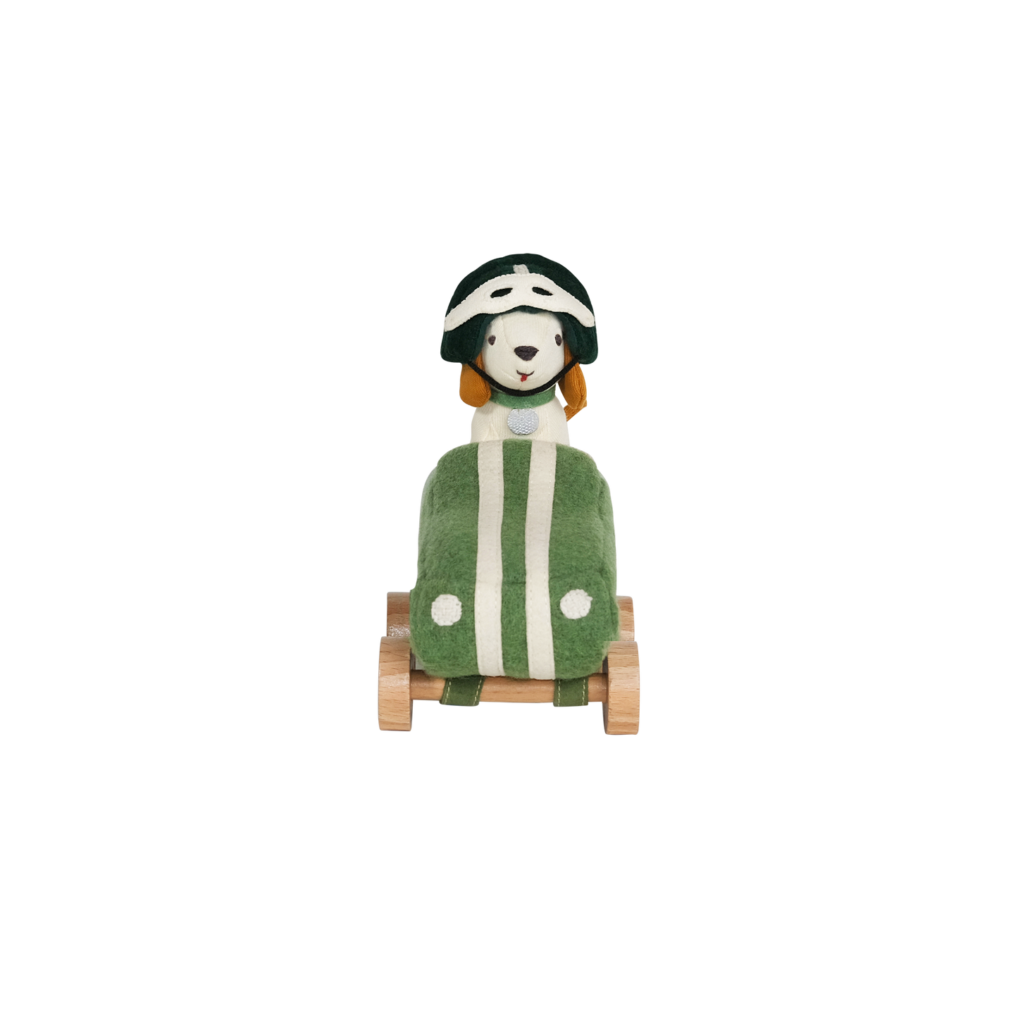 Olli Ella Holdie Dog-go Racer Boy Green