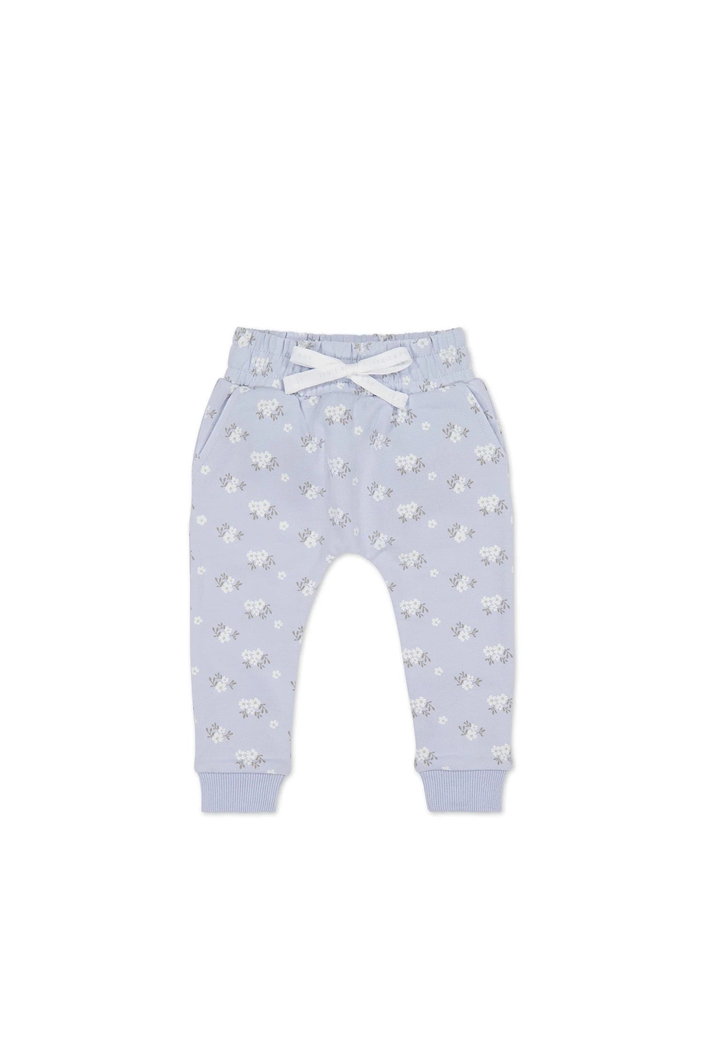 Jamie Kay Organic Cotton Morgan Track Pant Rose Floral Smoke