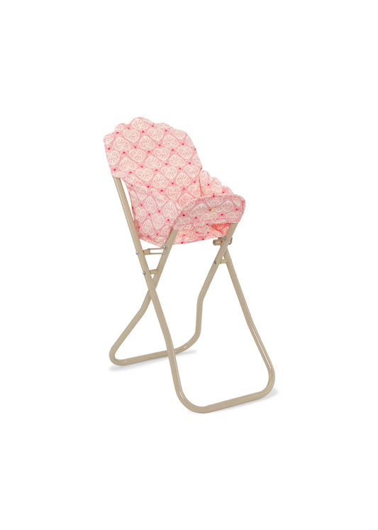 Konges Sløjd Doll High Chair Lacy Pink
