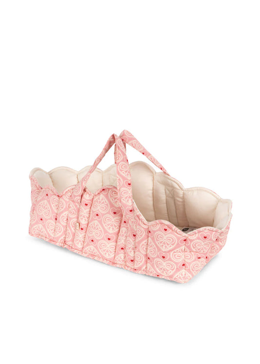 Konges Sløjd Doll Carry Cot Lacy Pink