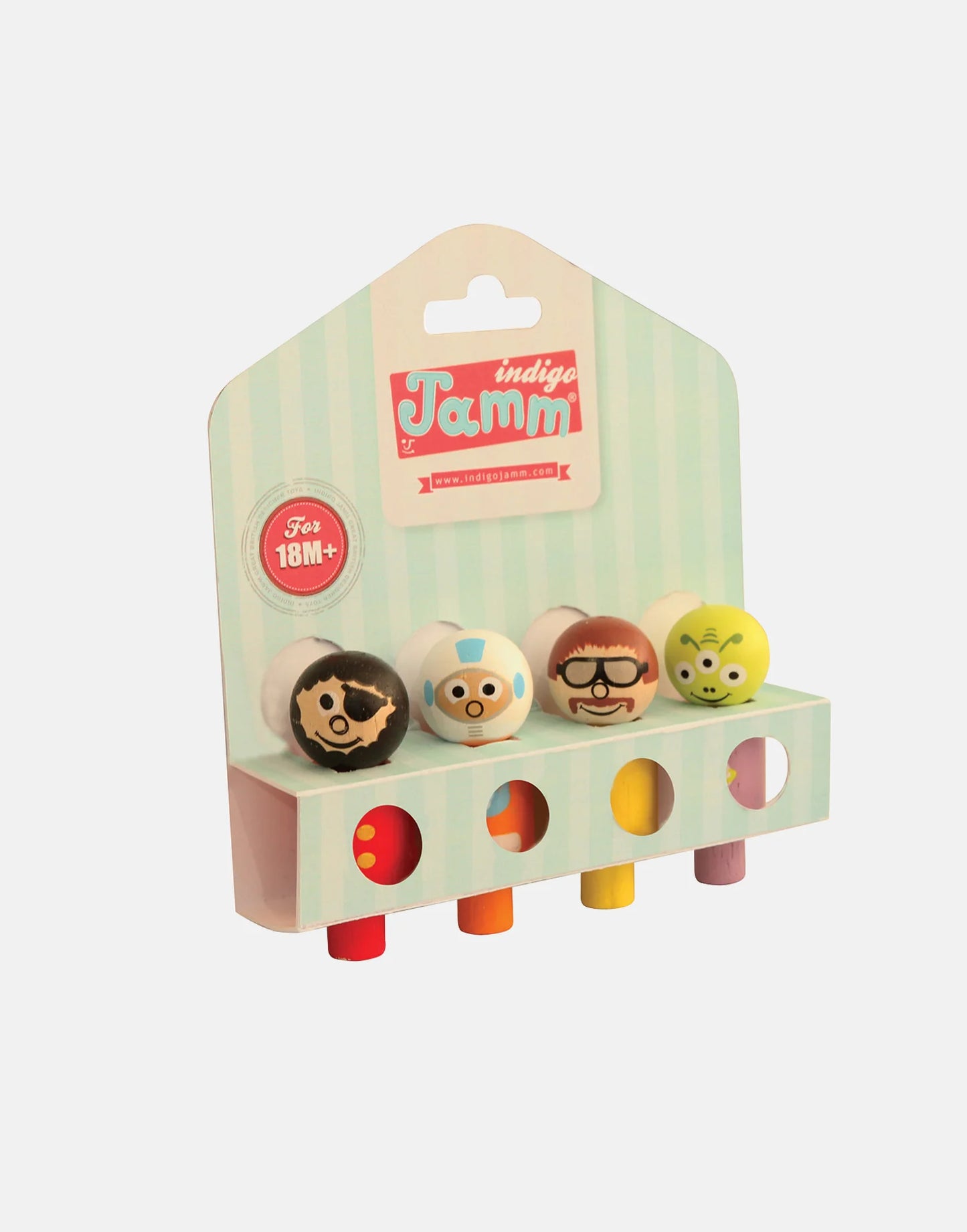 Indigo Jamm Wooden Peg People