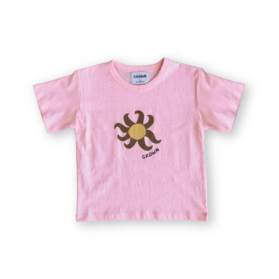 Grown Organic Sunny Tee Pinky