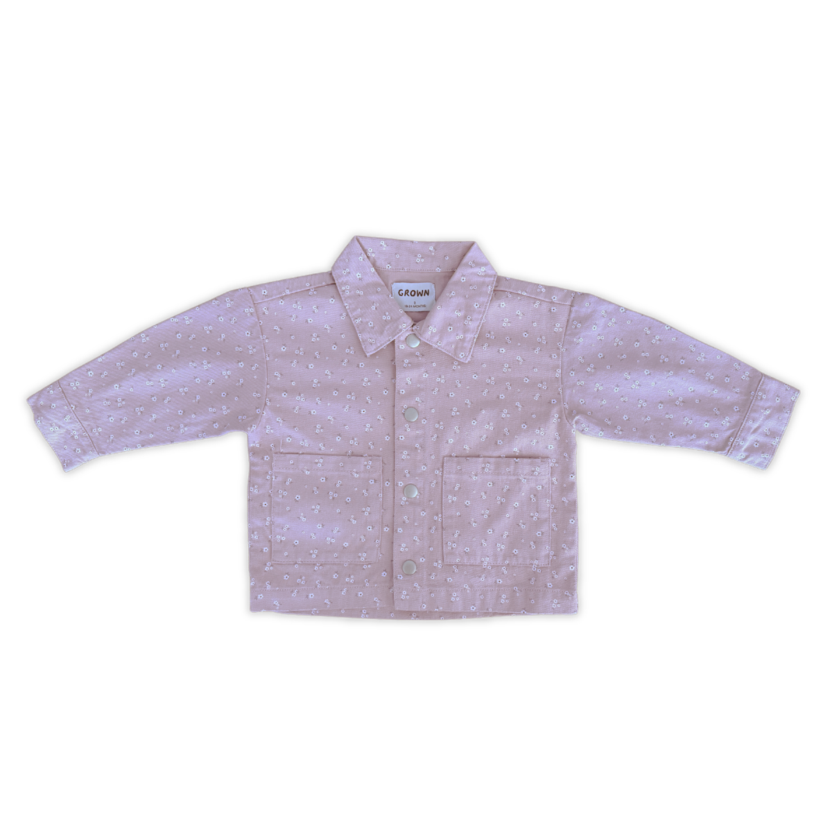 Grown Organic Bloom Denim Shirt Jacket