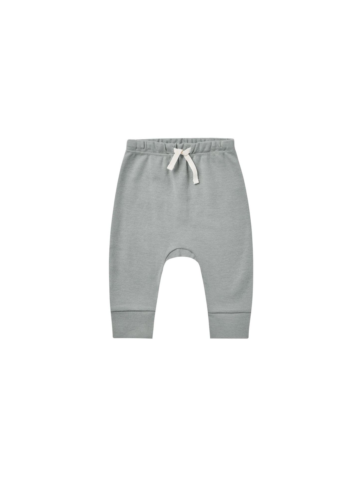 Quincy Mae Drawstring Pant Dusty Blue