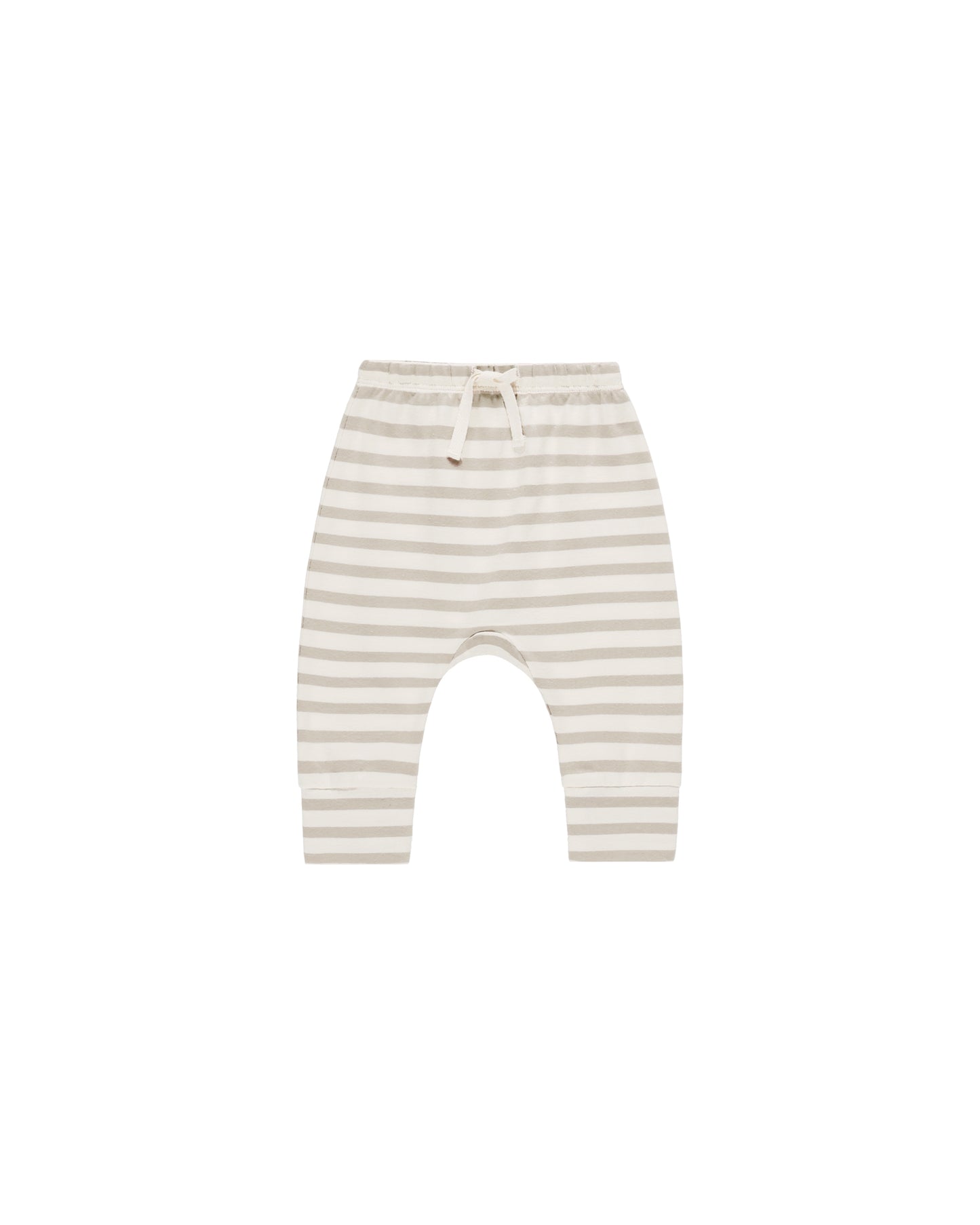 Quincy Mae Drawstring Pant Grey Stripe
