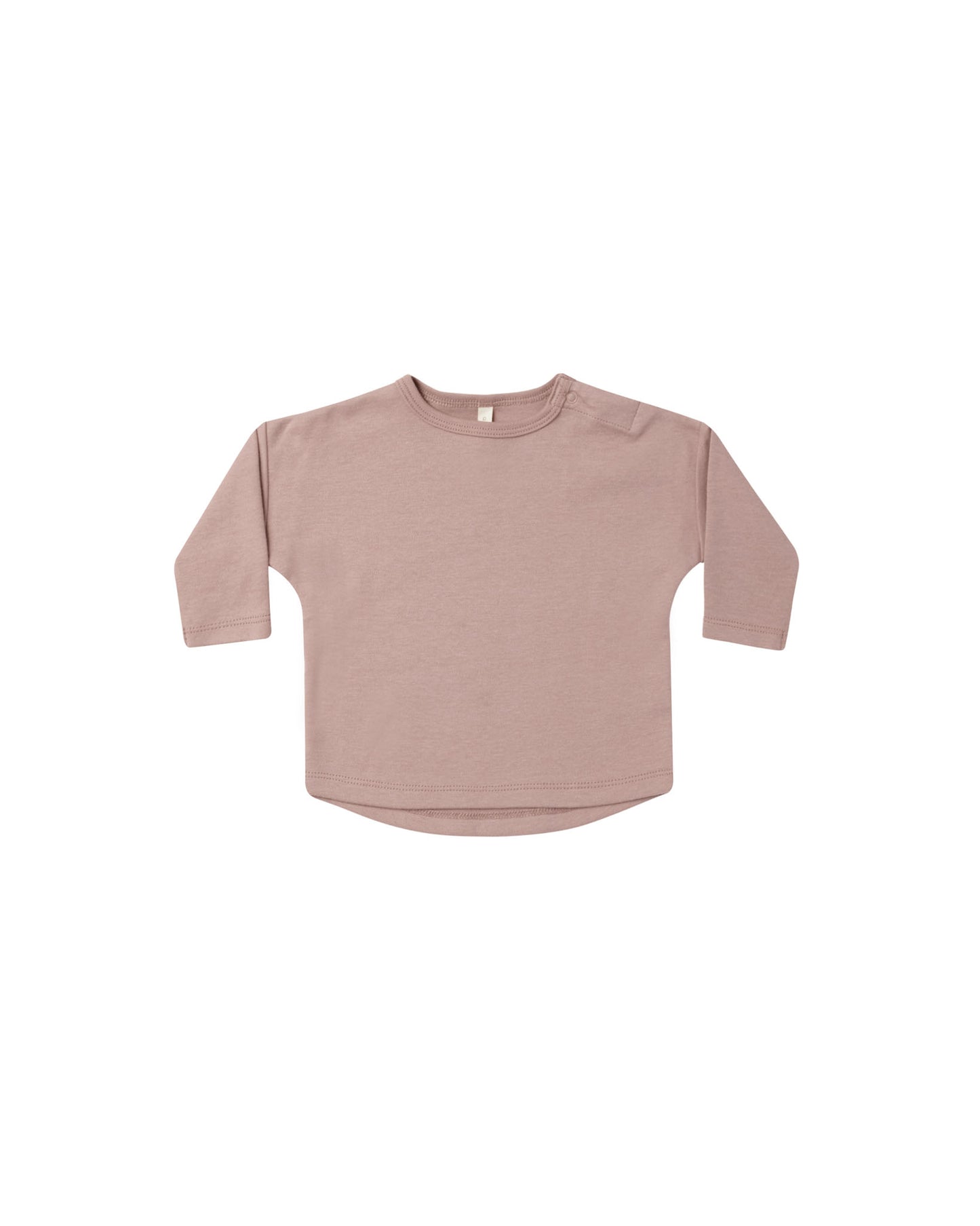 Quincy Mae Long Sleeve Tee Mauve